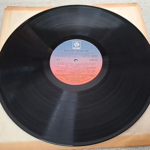 Edith Piaf Je Vous Aime 2XLP vinyl used, pop