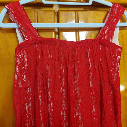 Laurie & Joe lace embroidered evening dress like new, size L
