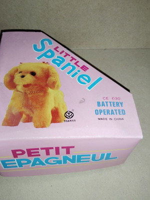 Little Spaniel dog toy used from the 90s