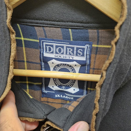 Dors men's cardigan knit used, size 3XL, blue and brown