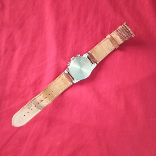 Esprit wristwatch ES000T31021, stainless steel, brown leather strap