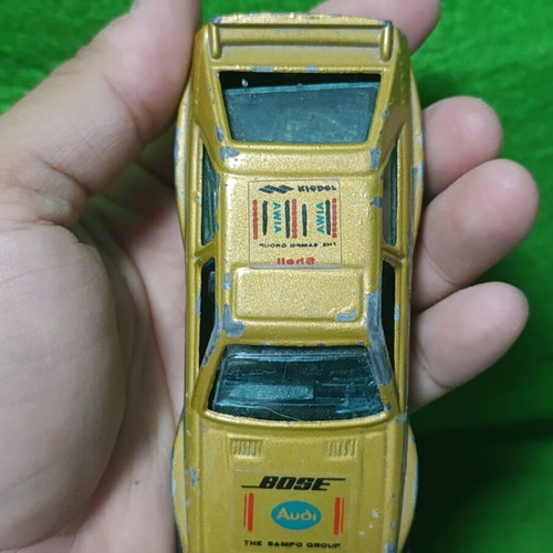 Audi Quattro 80s vintage toy car Polfi Toys used, made in Greece