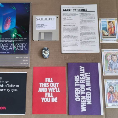 Spellbreaker (Infocom) (Atari ST) used, complete in box