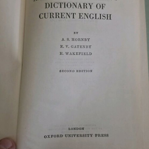 Oxford Dictionary The Advanced Learner's Dictionary of Current English second edition like new