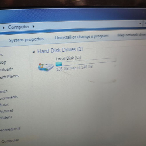 Laptop Hp Mini 110 μεταχειρισμένο, πληκτρολόγιο δεν λειτουργεί, με φορτιστή