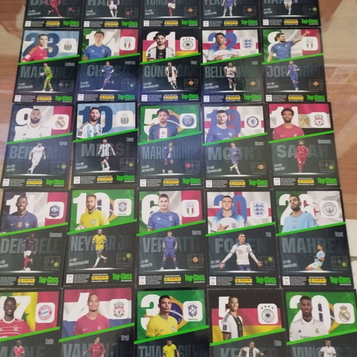 Panini Top Class Holo cards 2023 used, complete set of 25 cards