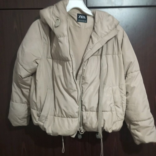 Zara girls' jacket used, size XS, beige
