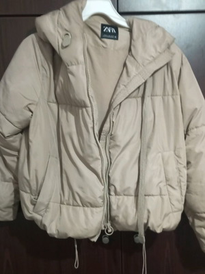 Zara girls' jacket used, size XS, beige