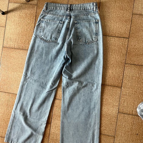 Shein blue wide jeans new, size XS