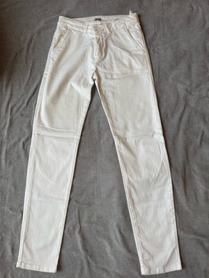 White Reico pants like new, straight fit, size S