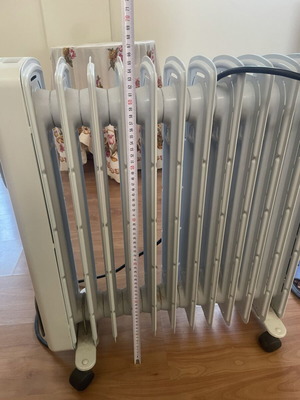 Oil radiator, 12 fins, 2500 W