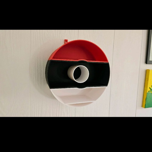 Pokeball Wall Shelf new, 25x25 cm
