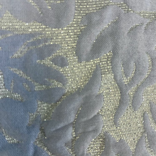 Embossed brocade sleeveless blouse blue silver, new, size S