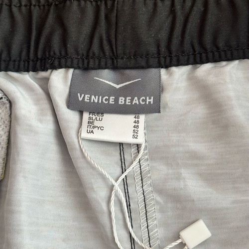 Venice Beach women's beach swimming shorts like new, size XL, black and yellow