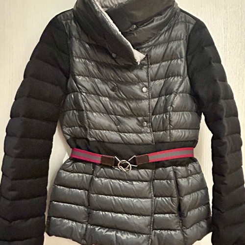 Duvetica jacket used with down, size 40, black and gray