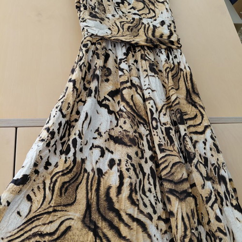BSB Collection Midi Dress Tiger Print Medium like new
