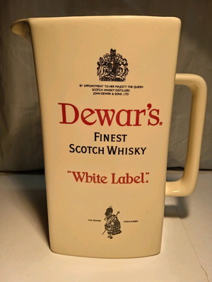 Dewar's clay jug used, excellent condition