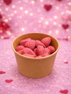 Wax melts pumpkin spice scent new with strawberries and hearts