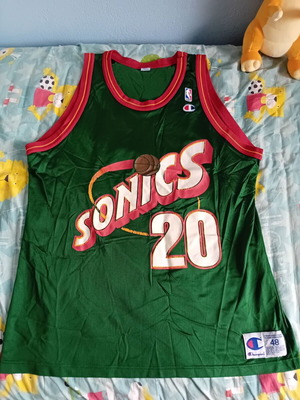 Nba Seattle Supersonics Gary Payton Champion USA φανέλα μεταχειρισμένη, μέγεθος XL