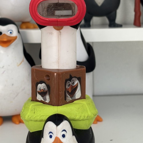 Penguins of Madagascar figures used, pack of 10 collectible toys