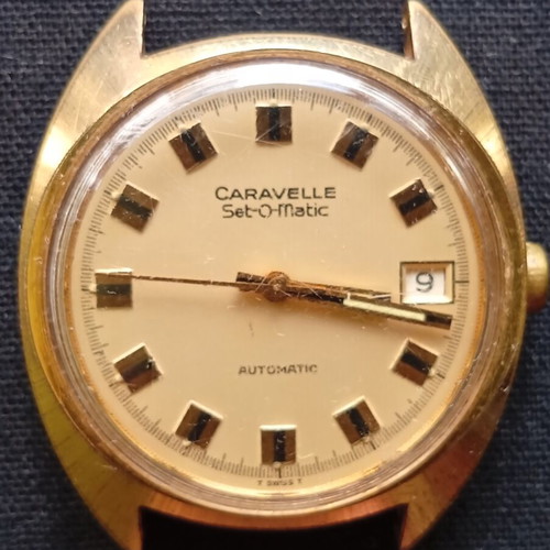 Caravelle automatic Swiss wristwatch