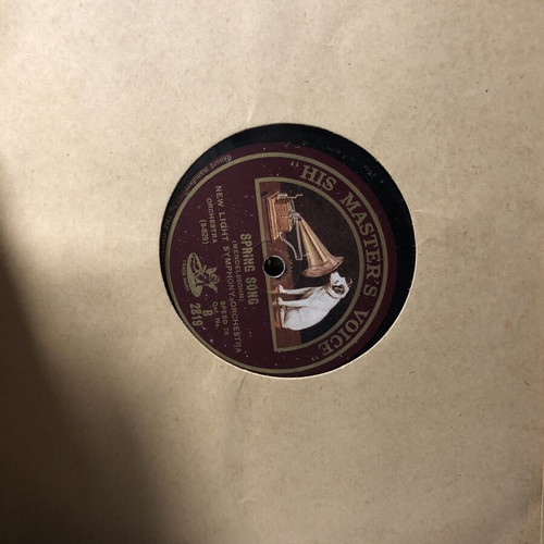 HMV Parlophone 78 rpm 10 inch gramophone records, 1930s