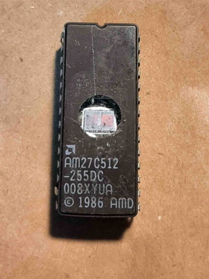 EPROM AMD27C512 -255DC 28pin DIP like new