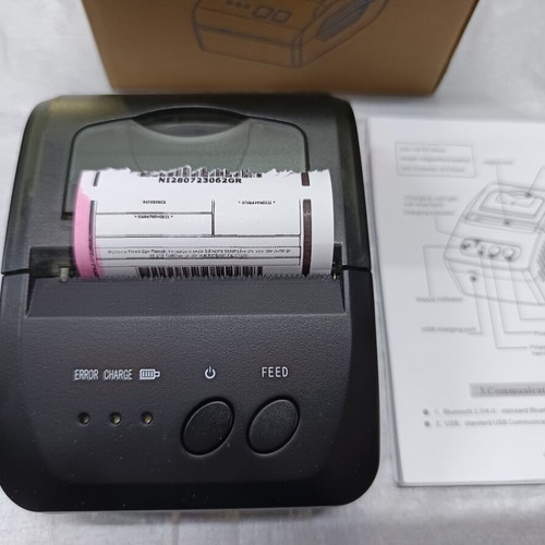 Portable thermal receipt printer