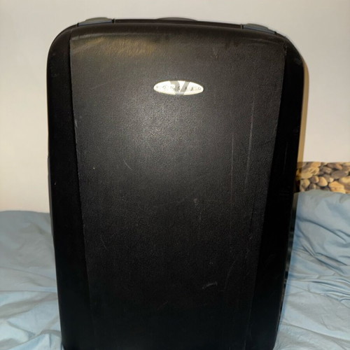 Roncato travel suitcase used, black