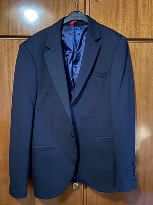Ανδρικό σακάκι Armina Exclusice Slim fit 46 σαν καινούργιο, μπλε