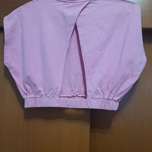 Zara pink crop top like new for ages 9-12