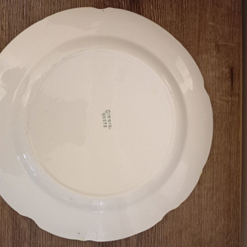 Vintage Limoges France Dubarry porcelain platter used