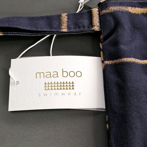 Maa Boo x Bleecker & Love beach pouch new, blue