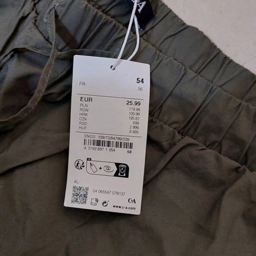C&A women's pants new, size 54, green
