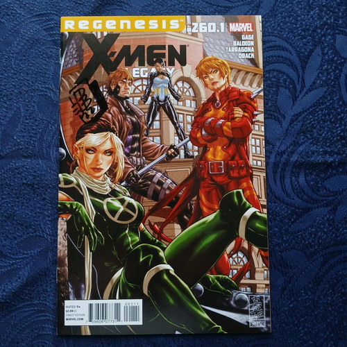 X-men Legacy 260.1 like new with David Baldeon signature