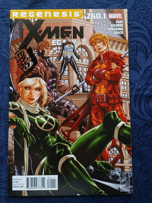 X-men Legacy 260.1 like new with David Baldeon signature