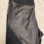 Bodytalk leggings S with leather effect used, black