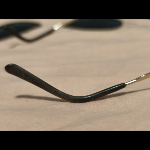 Porsche Carrera vintage sunglasses with gold plated frame