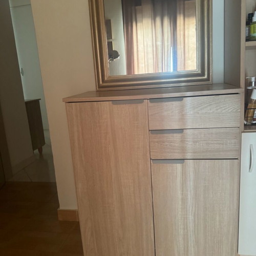Drawer unit used with two drawers and cabinet