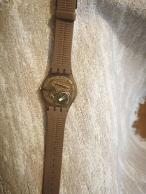 Swatch New Gent Brown Rebel watch SUOC700