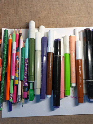 School stationery used, pack as shown in pictures