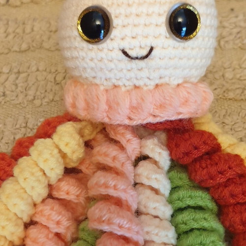 Amigurumi Octopus Doll new, colorful handmade crochet toy