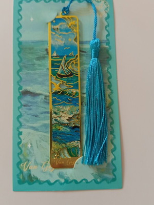 Van Gogh Boat Metal Bookmark new