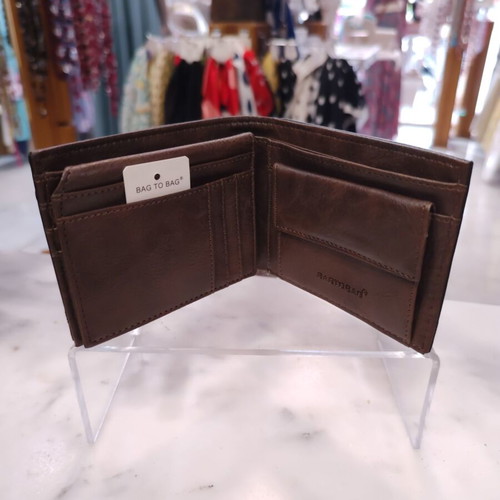 Bag to Bag Heritage Line men's wallet brown leather new