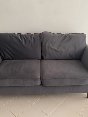 Ikea Ekholma two-seater sofa, grey