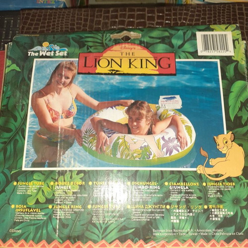 Lion King swim ring new, for small swimmers, 91 cm diameter