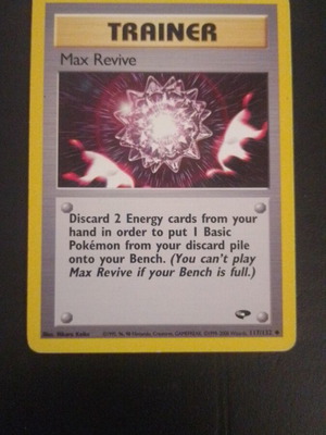 max revive pokemon card Max Revive - 065/083 (GEN) Uncommon