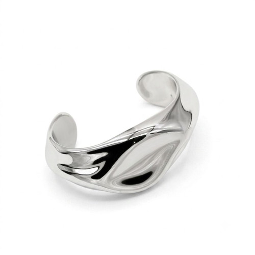 Bold Drops Silver-Plated Acrylic Bracelet new
