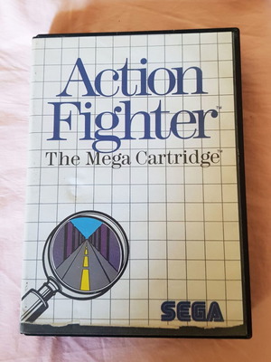 Action Fighter Sega Master System game used, action shooting