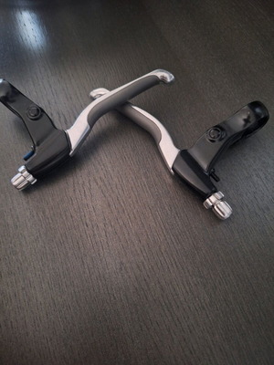 Bicycle levers with rubber new